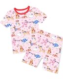 babee Reshinee Toddler Girls Summer Short Sleeve Pajamas Kids Pjs 8Y Unicorn Mermaid 2pcs