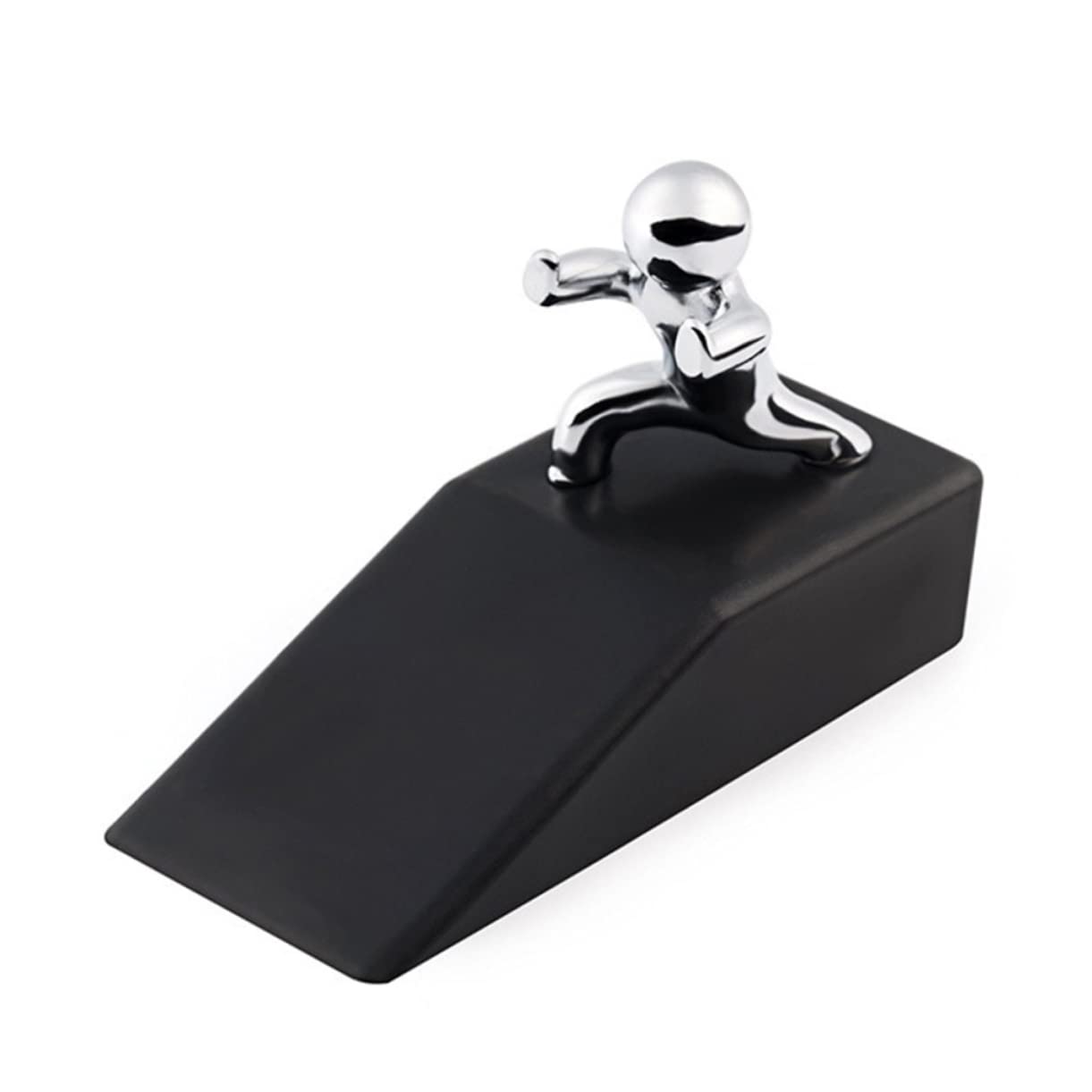 Tofficu 3 Pièces Butée De Porte Protège-Doigts Cale De Butée De Porte Cale De Maintien De Butoirs De Arrêt De Robuste De Sécurité Lourde Black