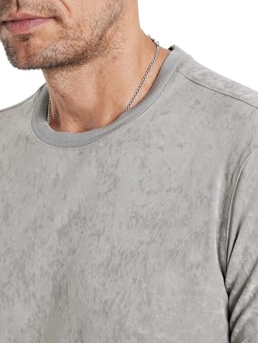 John Varvatos Barcelos Crew pull homme en maille fine de qualité supérieure - 2