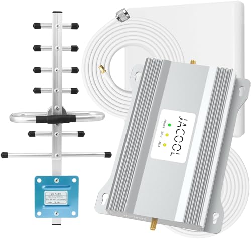 Cell Phone Signal Booster for Home – Verizon & AT&T 5G/4G LTE Band 12/13/17 (700MHz), Up to 5000 Sq Ft Coverage, FCC Approved Cellular Repeater with High-Gain Antennas