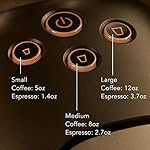 L'OR Barista System Coffee and Espresso Machine Combo by Philips, Matte Black - Image 5