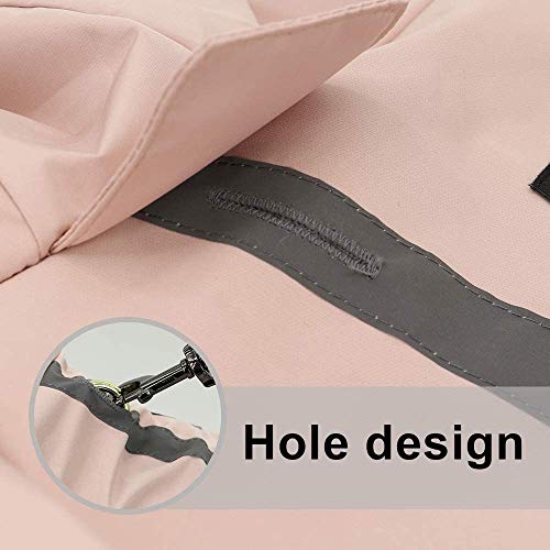 Funat Hooded Dog Poncho, Waterproof Dog Coat, Pet Winter Clothes With Hat, Light Reflective Dog Jacket #TOP2
