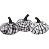 Primitives by Kathy Decorative Halloween Themed Fabric Pumpkin Set