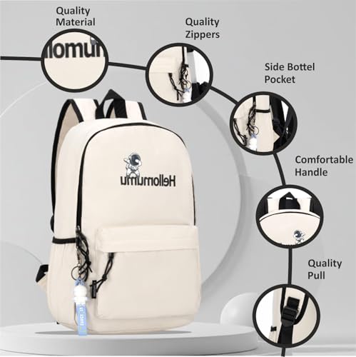 Image of Tinytot 20 Litre Lightweight Waterproof Backpack Bags for Women - 17 Inch College Bag for Girls, Medium School Bag for Girls 8+ Years, Office & Picnic Bag