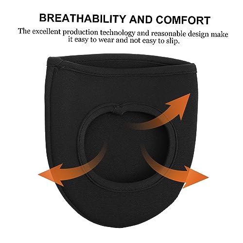 Par de fundas para calzado de ciclismo al aire libre para hombre, cubrebotas semicubiertas resistentes al viento con triángulos reflectantes para mayor visibilidad miniatura 4