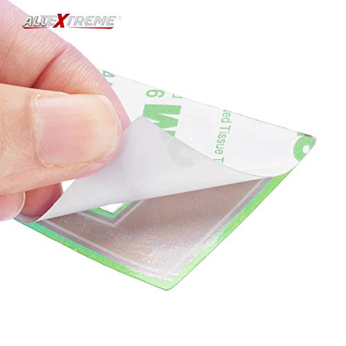 Image of Allextreme Plastic Exhnl1G El LED Helmet Light Strip with 3 Modes Flashing Night Bike Motorcycle Riding Signal Sticker (Green), Motorcycling