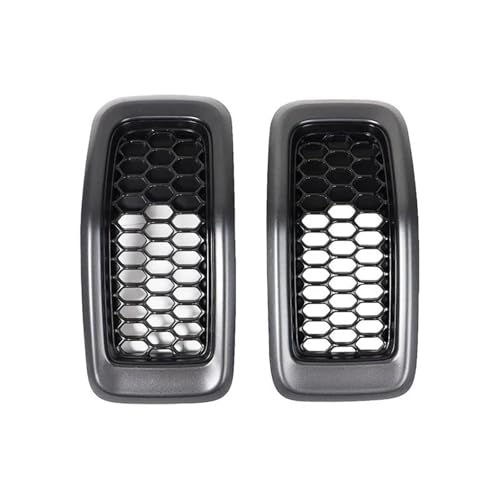 Cadre couverture calandre pour Jeep Cherokee remplacement inserts abîmés noir 7 pièces - 3