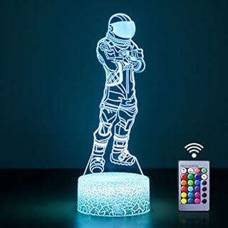 Dark Voyager 3D Lamp LED Night Light 16 Colour Changing Remote Control Lights Room Decoration, Christmas Birthday Gifts for Kids
