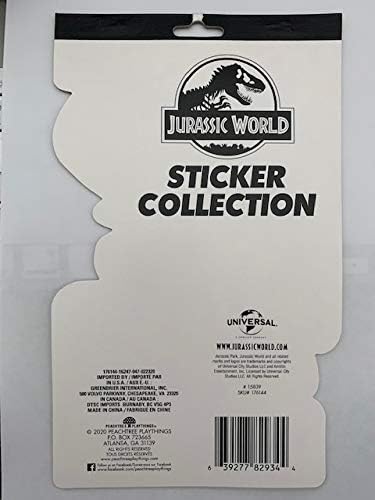Miniatura 2 de Jurassic Colección World Sticker - Incluye más de 150 calcomanías - 4 hojas