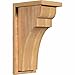 Ekena Millwork COR08X10X18YOR01SWR 7 1/2"W x 10"D x 18"H Yorktown Smooth Corbel w/Backplate, Western Red Cedar
