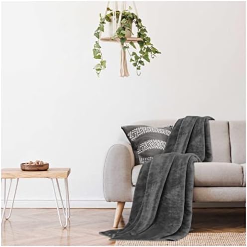 GC GAVENO CAVAILIA Luxurious Fleece Mink Blanket, Warm & Thermal Blankets Throws, Cuddly Throws For Sofas, Aubergine, 200X240