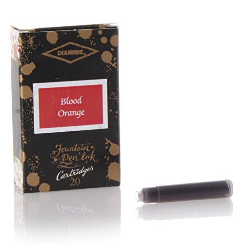Diamine 150th Anniversary Ink Cartridges (20 PACK) - Blood Orange