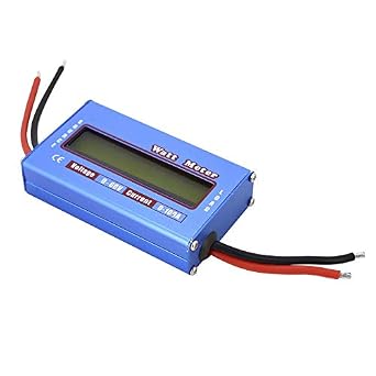 Watt Meter, Digital Power Analyzer with Digital LCD DC 60V 100A Wattmeter for Voltage (V) Current (A) Power (W) (Ah) and Energy (Wh) Measurement