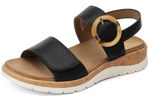 UBFEN Womens Low Wedge Walking...