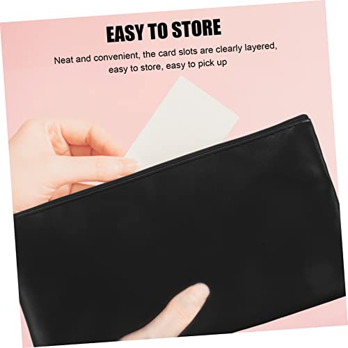 2pcs Money Pouches for Women Men Pu Leather Cash Wallet Zipper Coin Wallets for Traveling4