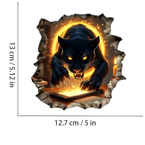 Vinilos Decorativos Panther 3D Impermeables 2 Unidades miniatura 5