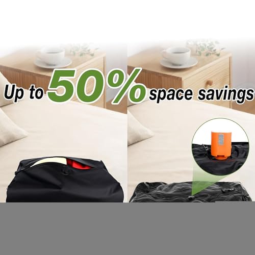 Bolsas de compresión al vacío impermeables y de gran capacidad para ropa 8