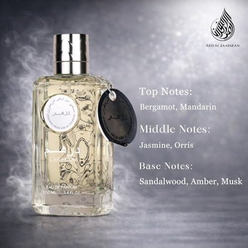 Image of Ard Al Zaafaran Dirham Eau De Parfum 100ml Unisex Fresh Floral Woody Long Lasting Arabian Perfume Spray for Men and Women Luxury Fragrance Gift