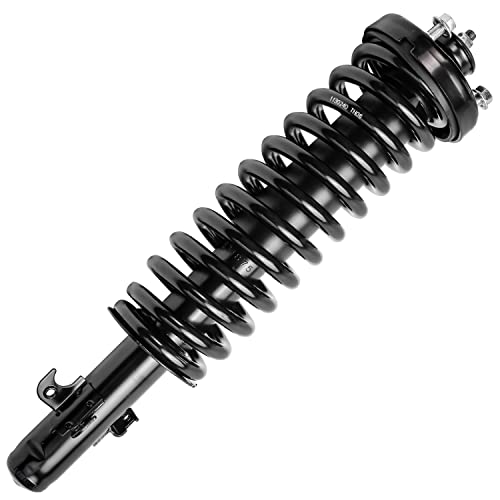 Image of Detroit Axle - Pair Front Struts for 1990-1993 Honda Accord 1991 1992 2 Ready Struts w /Coil Spring Assembly Replacement Suspension Quick Install Ready Struts Shocks Assembly