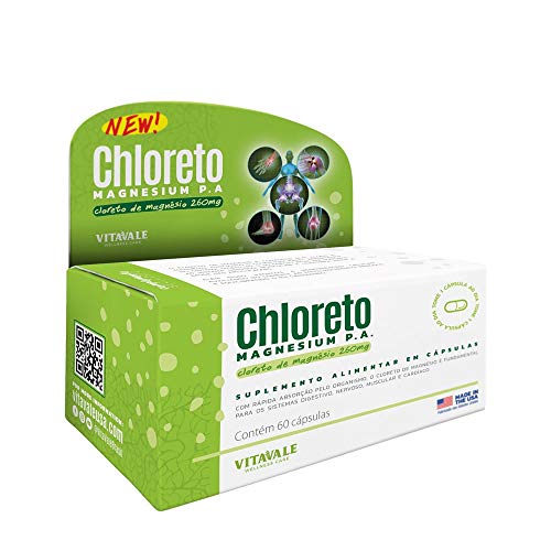 Cloreto de Magnésio PA 260mg Vitavale 60 cápsulas, Vitavale