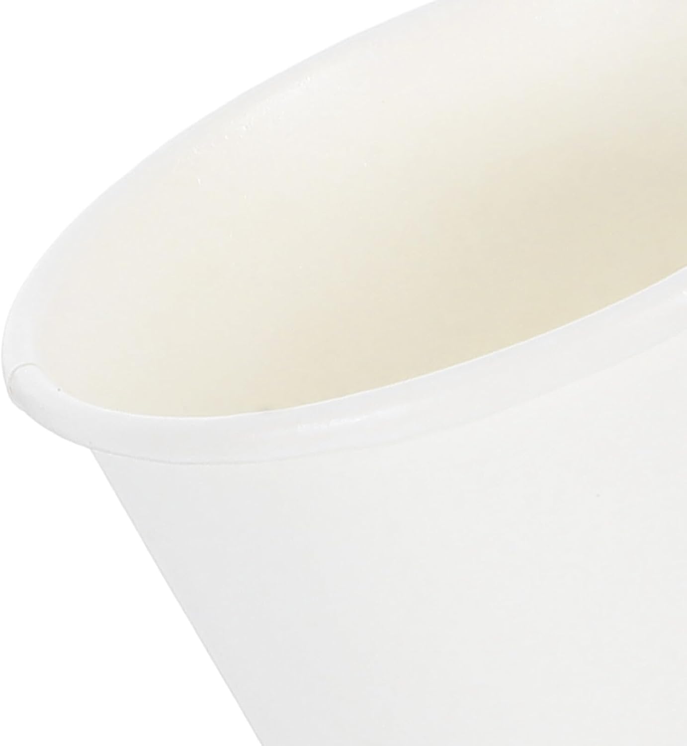 VALICLUD Disposable Paper Cups 50ml 200pcs White Small Sauce Cups for Tasting Beverages Juice Bathroom Use for Parties and Travel