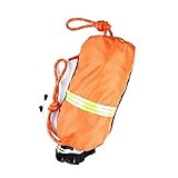 Schwimmendes Seil, Reflektierendes Rettungsseil Wurfsack Wurfleine Wurfseil Wassersport Kajak Boot Angeln Sicherheit Zubehör
