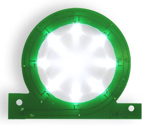 2-TECH Logo Modding Beleuchtung weiss für XBOX
