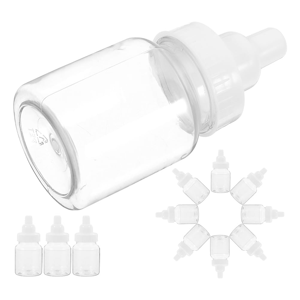 Scatola Di Caramelle Bottiglia Di Latte in Plastica 3.54X1.65X1.65In Contenitore Portatile Per Bomboniere Baby Shower Feste Compleanno Confezione Regalo