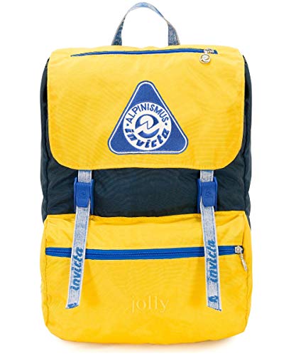 Invicta Zaino Jolly Vintage, Giallo/Blu, Tasca Porta Pc...