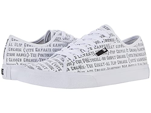 DC Shoes DC mens Manual Skate Shoe, Bobs Burgers White/Multi, 8.5 US