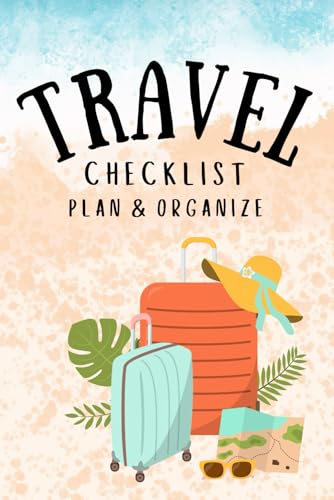 TRAVEL CHECKLIST PLAN AND ORGANIZE PLANNER JOURNAL PACKING LIST F...