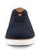 VILOCY Men's Dress Sneakers Oxfords Casual Business Shoes Lace Up Lightweight Walking Knit Mesh Fashion Sneakers Navy,EU43