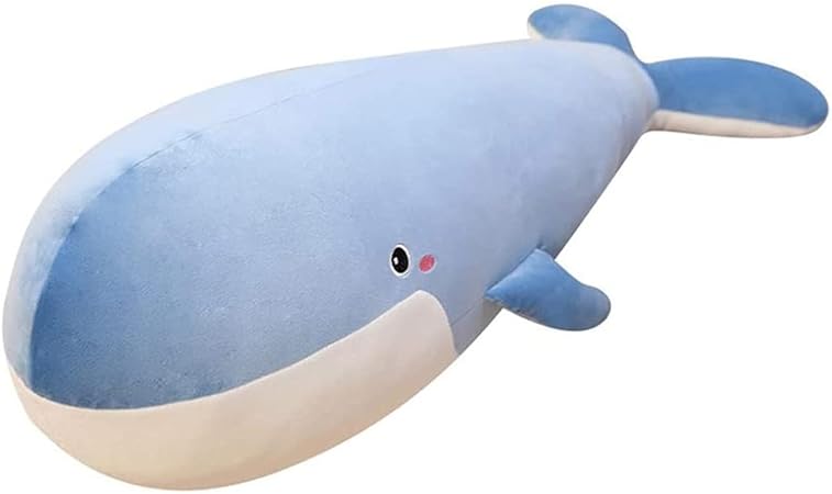 Amazon Co Jp クジラ抱き枕 特大 鯨 ぬいぐるみ ふわふわ 可愛い 萌え萌え もちもち 癒し系 置物 添い寝 キャラクター マシュマロ感 海洋動物 子供 女の子 プレゼント カバー取り外し可 洗える ねむねむ リラックス 癒し系 青 ブラック 50 150cm ブルー 150cm ホーム