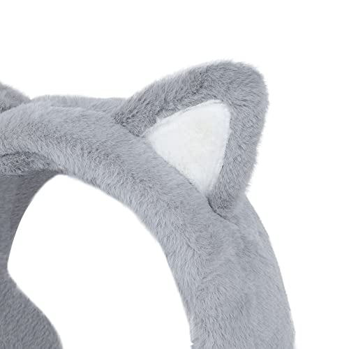 Hksichengkeji Winter Ear Warmer Cute Cat Earmuffs Outdoors Thermal Earmuffs Soft Fluffy Plush Earflap Ear Warm Covers For Girls #TOP7