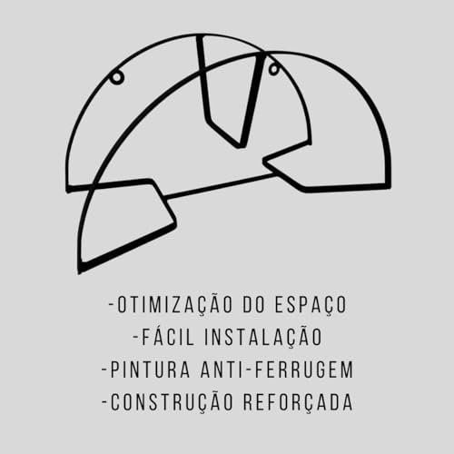 Suporte Mangueira De Parede Reforçado Para Jardim