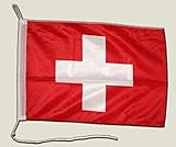bootsfahne österreich Wind-, Wasser, Sonnenecht Bootsflagge Schweiz Bootsfahne NEU Fahne Flagge