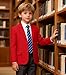 Boy Blazer Classic Suit Jacket Fashion Slim Fit Uniform Formal Tuxedo Party Sport Coat Red Blazers Dress Ring Bearer Outfit 5