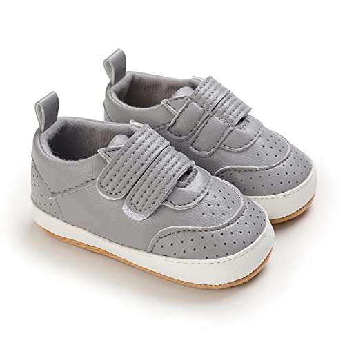 Spring and Summer Children Baby Toddler Shoes Boys and Girls Casual Shoes Flat Bottom Light Breathable Comfortable Solid Color Hook Loop Toddler Shoes Size 92