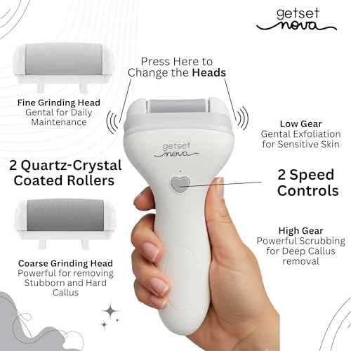 Image of Callus Remover for Feet - Electronic Foot Scrubber & Dead Skin Remover - Pedicure Machine Foot Spa - Foot Crack Remover Machine, Foot Scraper for Dead Skin, Foot Cleaner, and Foot Care Tools
