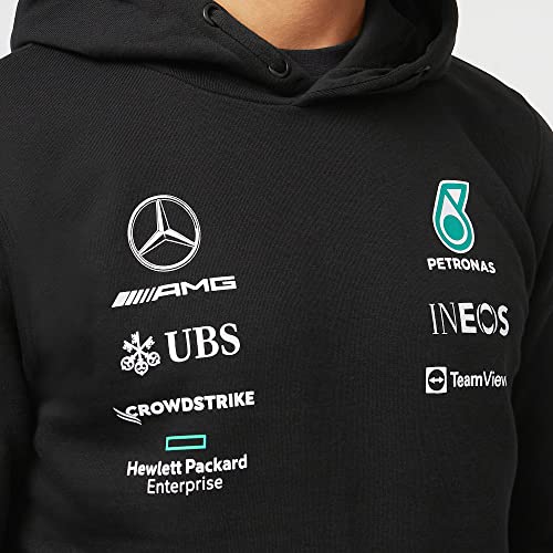 Sudadera con capucha Mercedes AMG Petronas Formula One Team de color negro 5