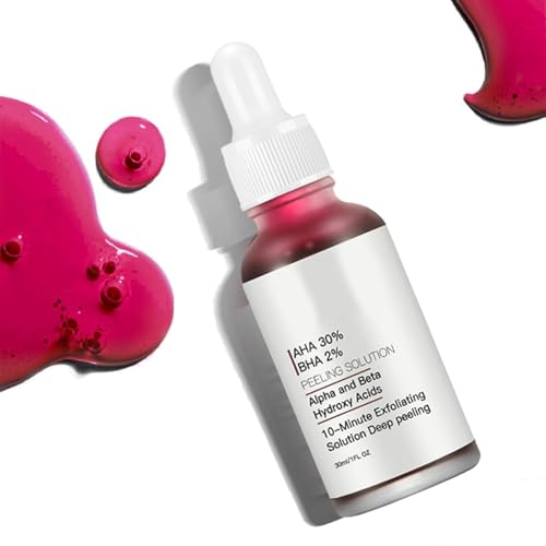 Exfoliante Facial AHA 30% + BHA 2% - Tratamiento para Manchas y Arrugas - Para Todo Tipo de Piel (1 pieza, 30ml)