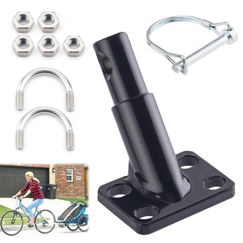 Fahrradanhänger Kupplung, Fahrrad Anhängerkupplung mit Sicherungsstift, Fahrrad Anhänger Koppler, Fahrradanhänger Kupplungen, Anhängerkupplung Fahrradhänger, für Hundeanhänger Anhänger Kinderanhänger