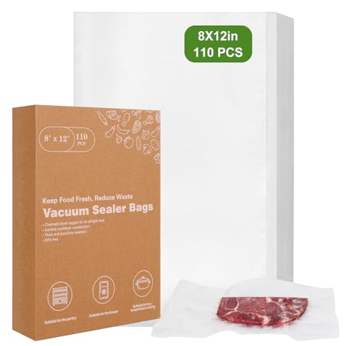 Moretoes 110pcs Vacuum Sealer Bags
