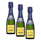 HEIDSIECK MONOPOLE BLUE TOP Brut Piccolo, 200ml (Packung mit 3)