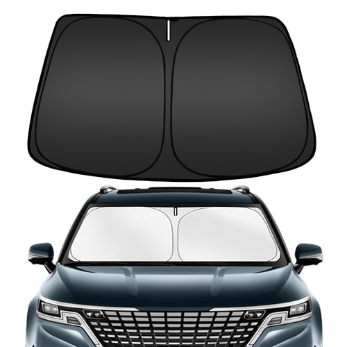 ARISMOTOR Windshield Sun Shade for Kia Carnival 2022-2025 2026, Custom Fit Foldable Front Window Sunshade Sun Visor Protector, Block UV Rays Keep Your Car Cooler by ARISMOTOR - Used condition - US$18.40