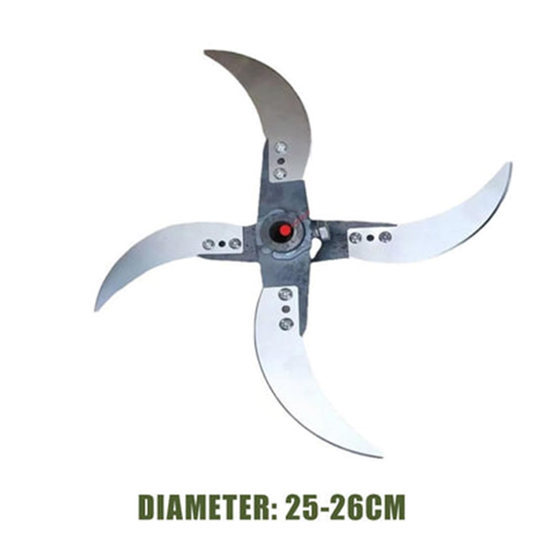 Household Farming Grass Shredder Knife Blades, 12mm Hole Diameter Livestock Feed Crushing Blades, Equipped with 12 Mounting Holes, for Improved Chopping Efficiency for Grass and Vegetables (2PCS)