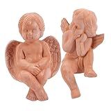 Niedliche engelstatue: eine ästhetische foto-requisite zum aufhellen von fotos, auch ein wunderbares für familien oder freunde, engelfiguren