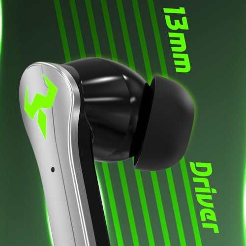 Image of AROMA NB126 Axis Upto 50 Hours Playtime* Fast Charging RGB 45Ms Latency True Wireless Bluetooth v5.4 Gaming Earbuds