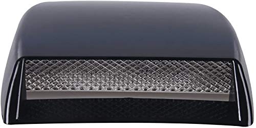 Semaphore Bonnet Vent Car Decorative Air Flow Intake Scoop Bonnet Vent Sticker Cover Hood (Black) Compatible With Mahindera KUV100