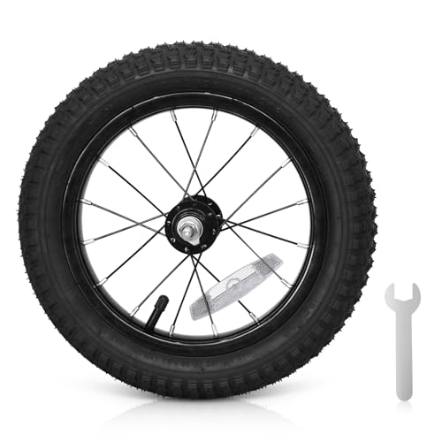 Exceedhub 12" Kids Bike Front Wheel with Solid Tire & Tube